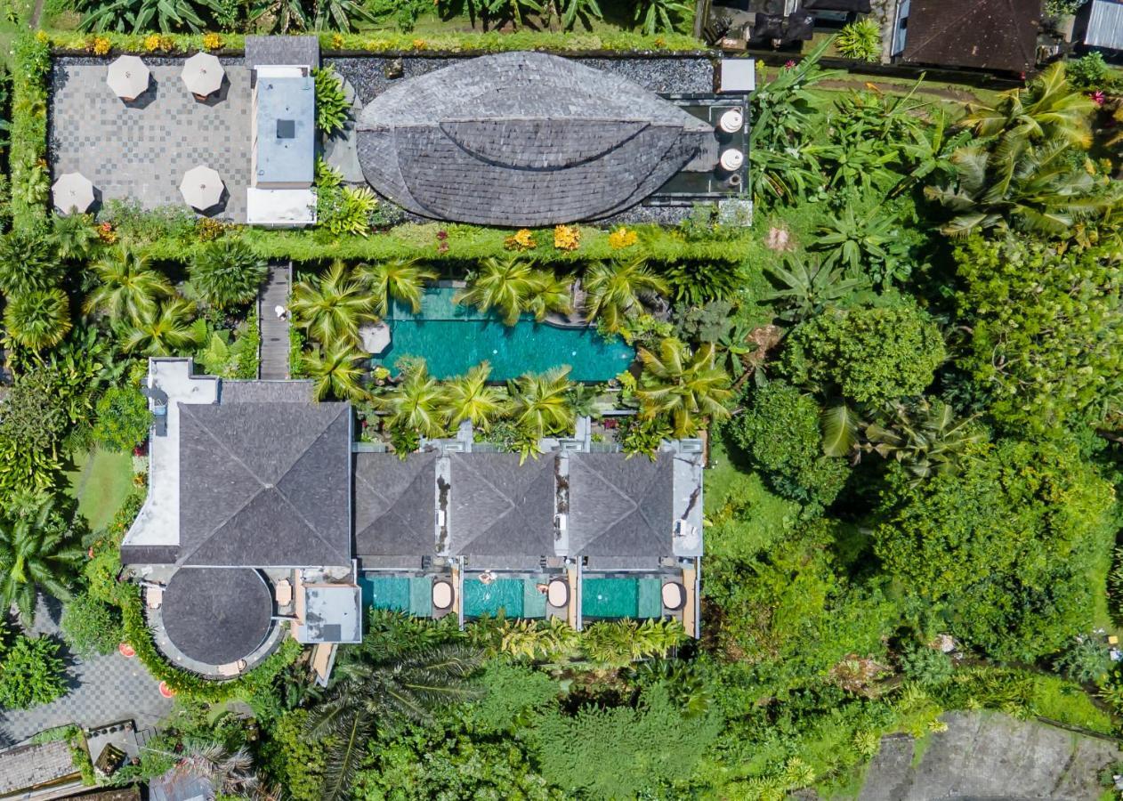 Weda Cita Resort And Spa By Mahaputra Ubud Kültér fotó Aerial view of the villa